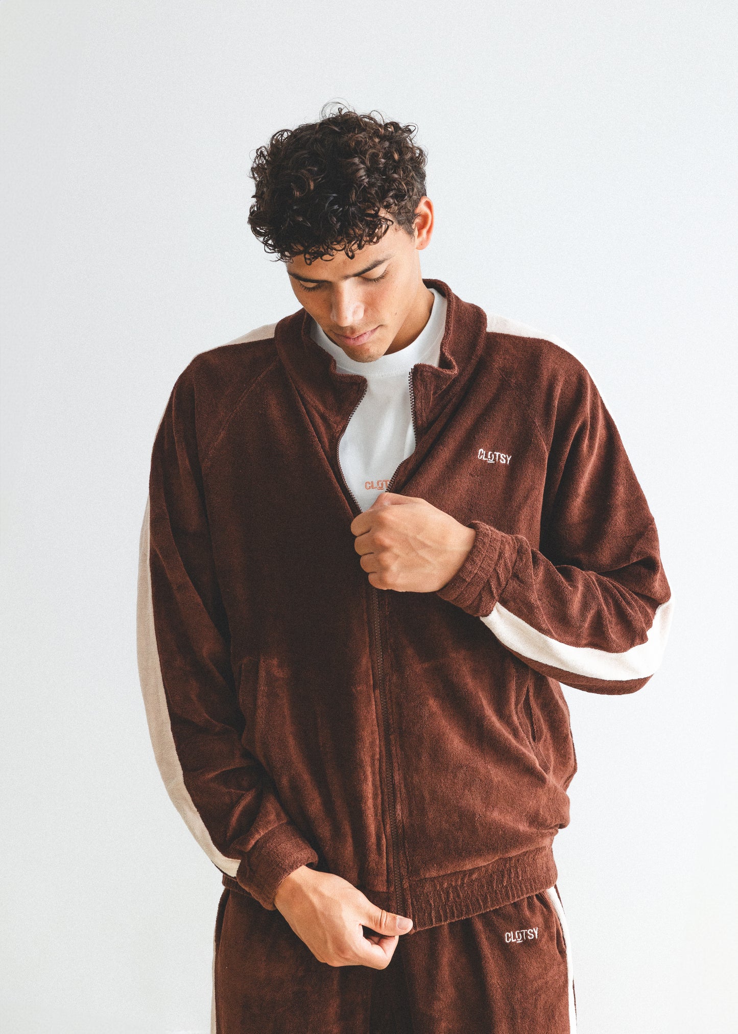 BROWN JACKET OHNE PROJECT x CLOTSY BRAND