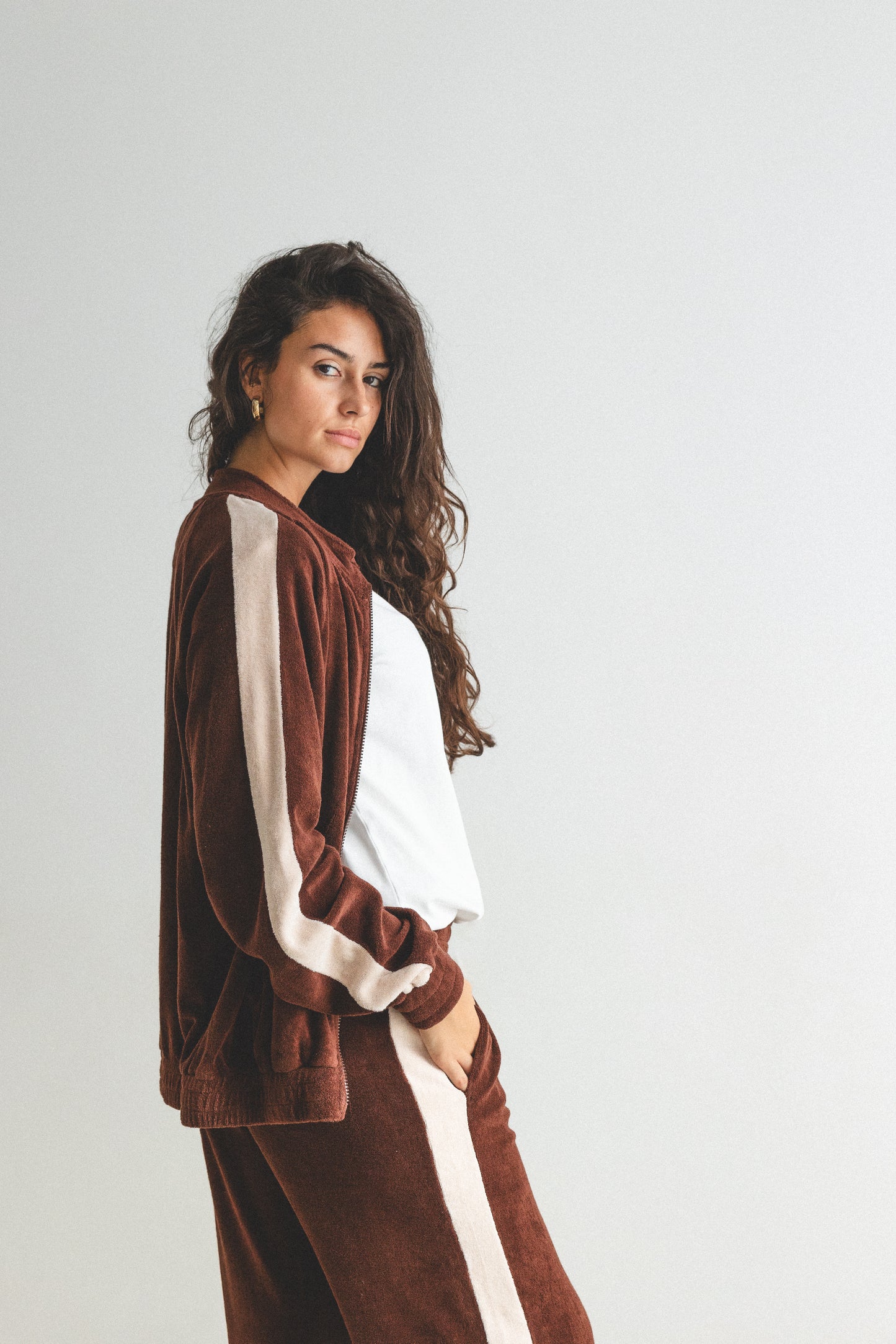 BROWN JACKET OHNE PROJECT x CLOTSY BRAND