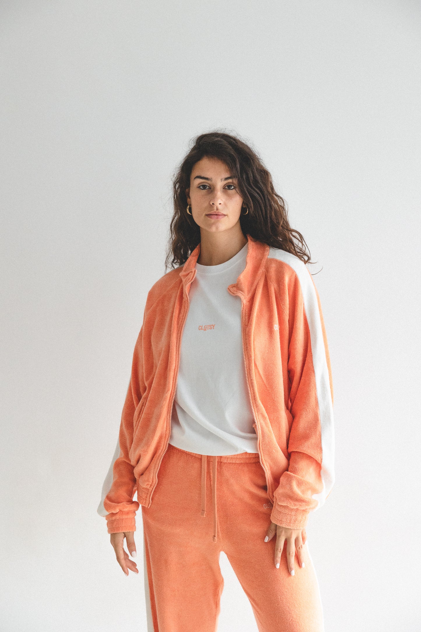 APRICOT JACKET OHNE PROJECT x CLOTSY BRAND
