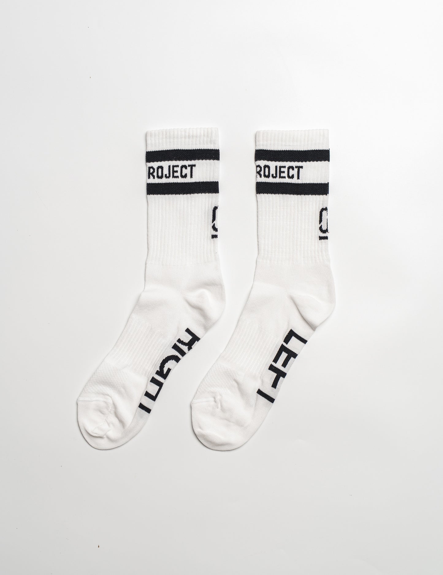 BAREFOOT RETRO SOCKS WHITE / BLACK