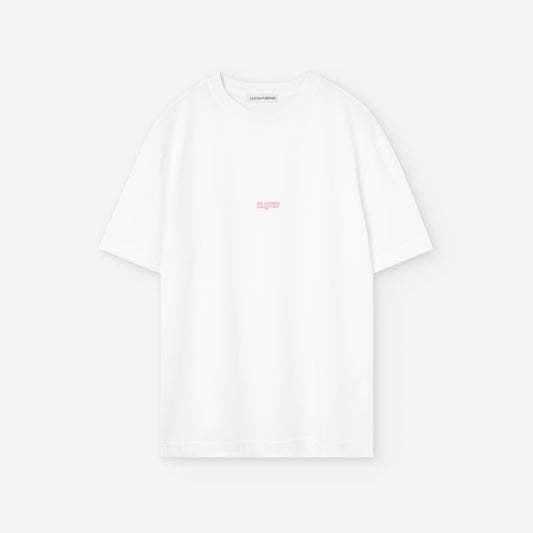 WHITE TEE OHNE PROJECT x CLOTSY BRAND