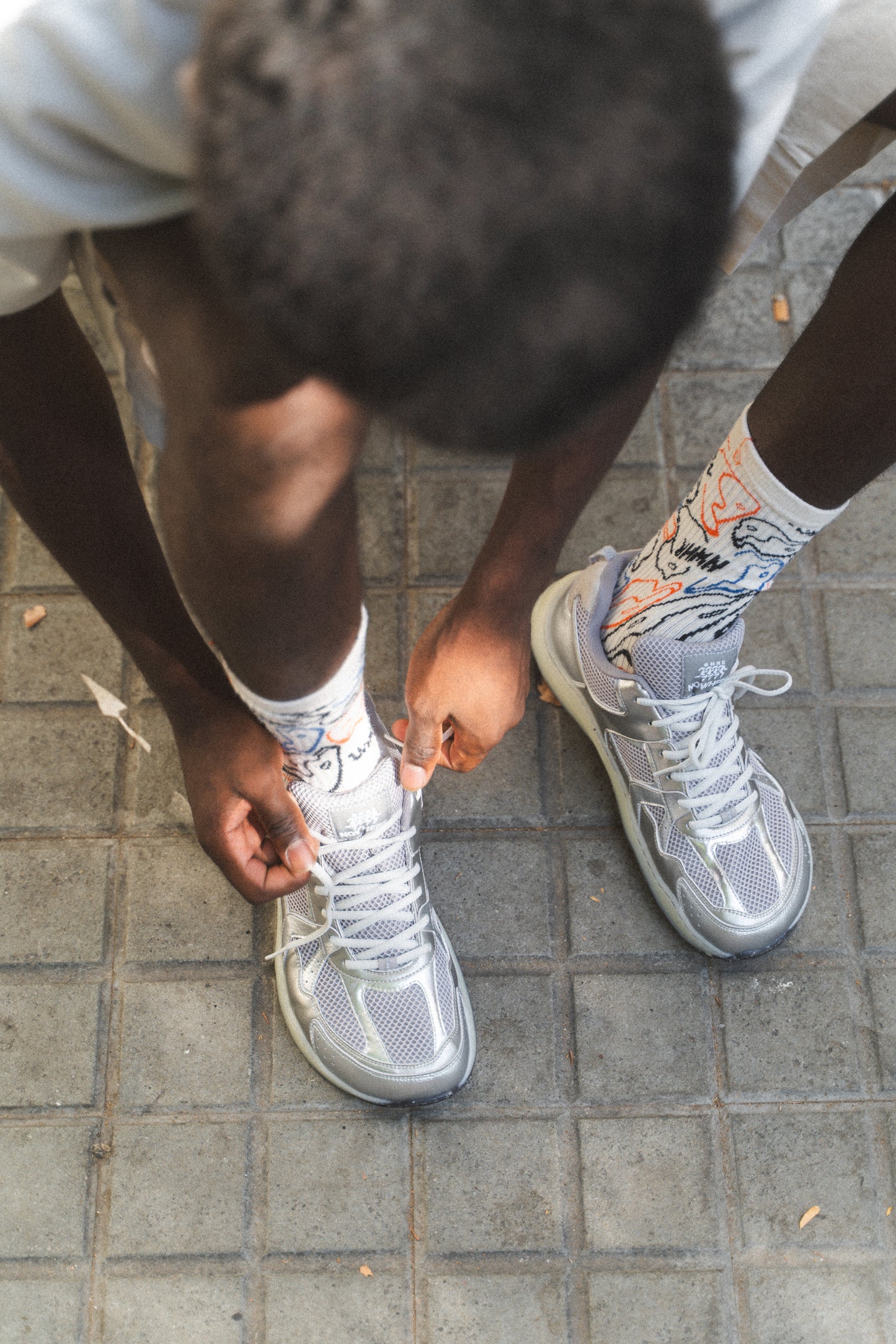 Barefoot Sneaker Retro Run Grey NWHR x Ohne Project 3