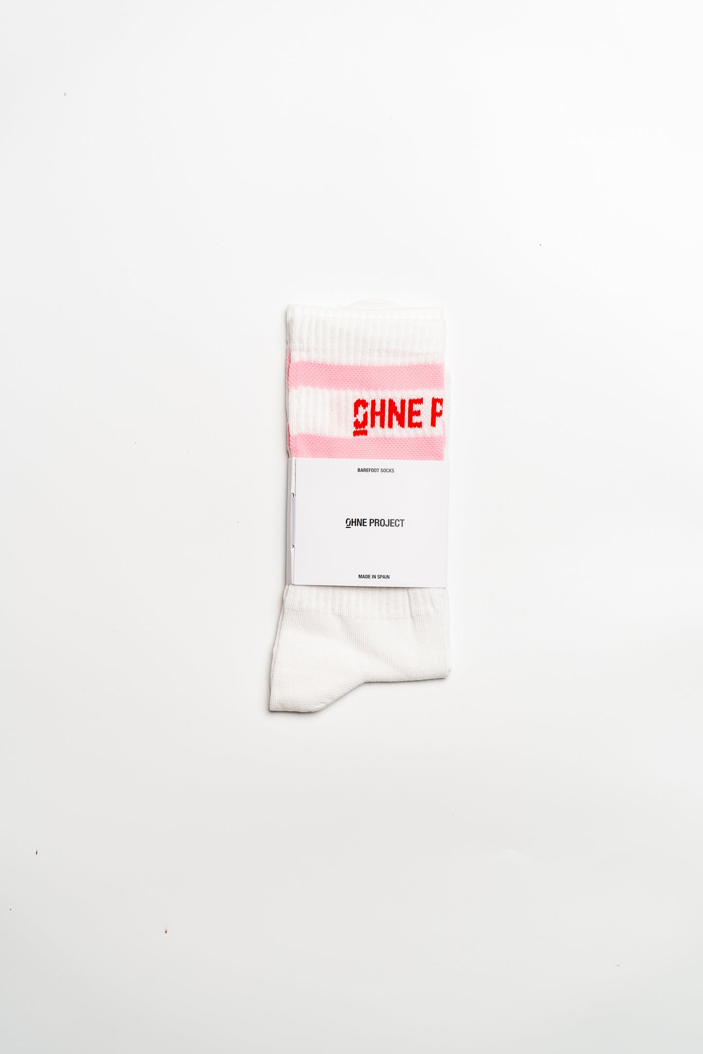 BAREFOOT RETRO SOCKS WHITE / PINK / RED