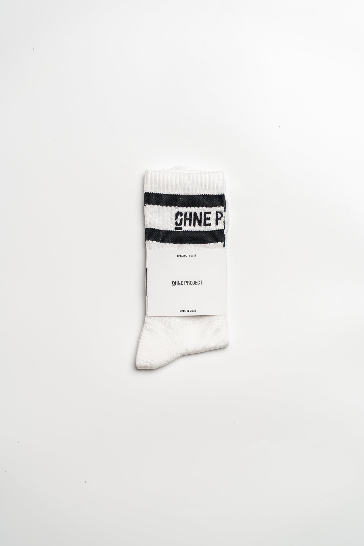 BAREFOOT RETRO SOCKS WHITE / BLACK