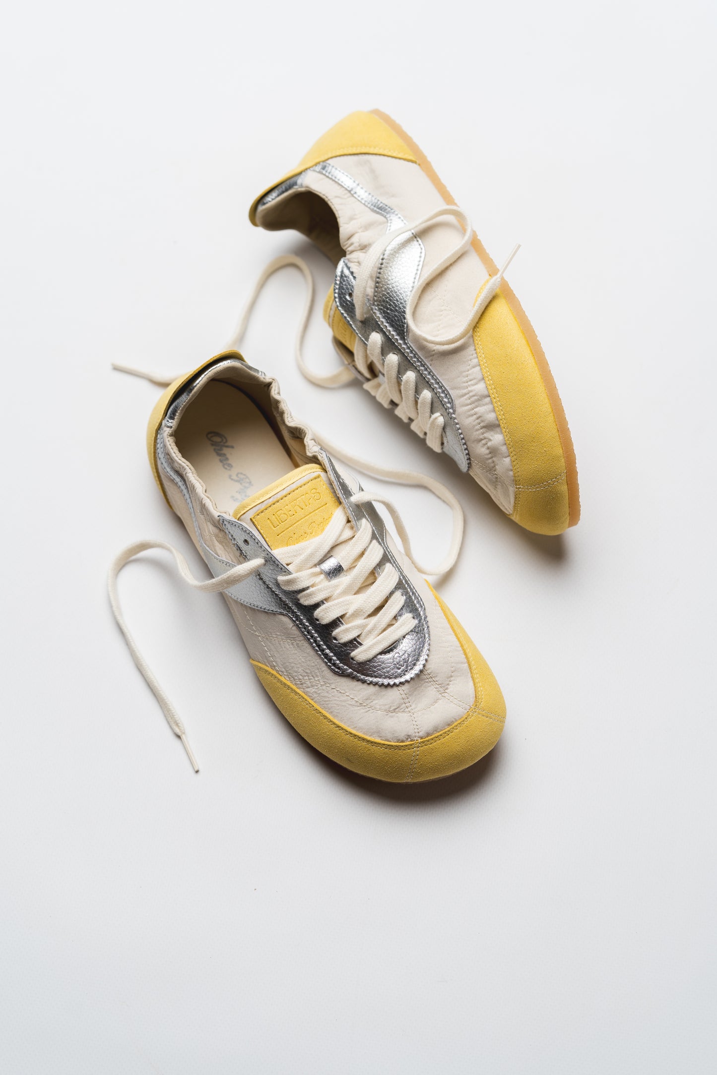 BAREFOOT SNEAKERINA KIMA LIBERTAS SILVER YELLOW