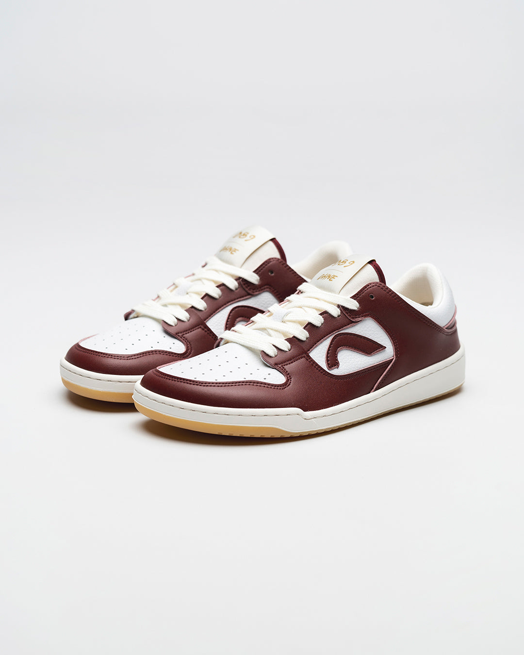089 Wide Barefoot Sneakers Merlot Ohne Project - full pair view