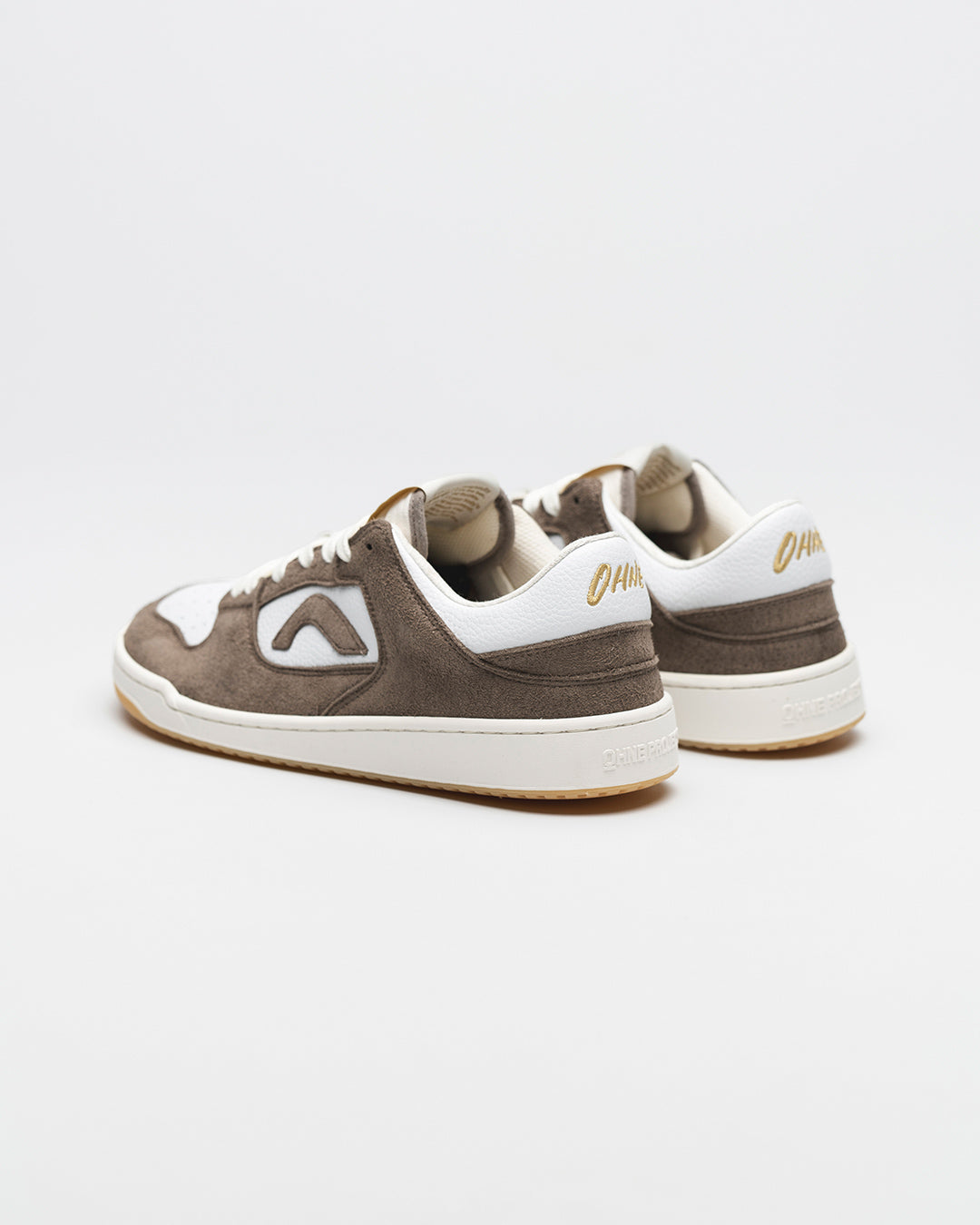 089 Wide Barefoot Sneakers Smoky Taupe Ohne Project - rear view