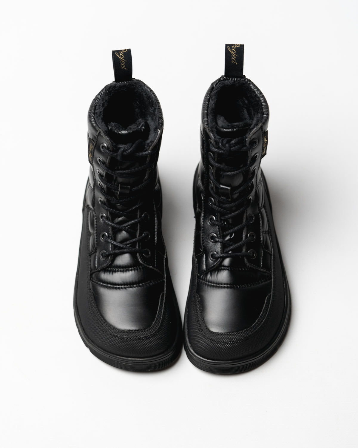 Barefoot Lace-up Boot Axis Ice Black Cloud Ohne Project full view