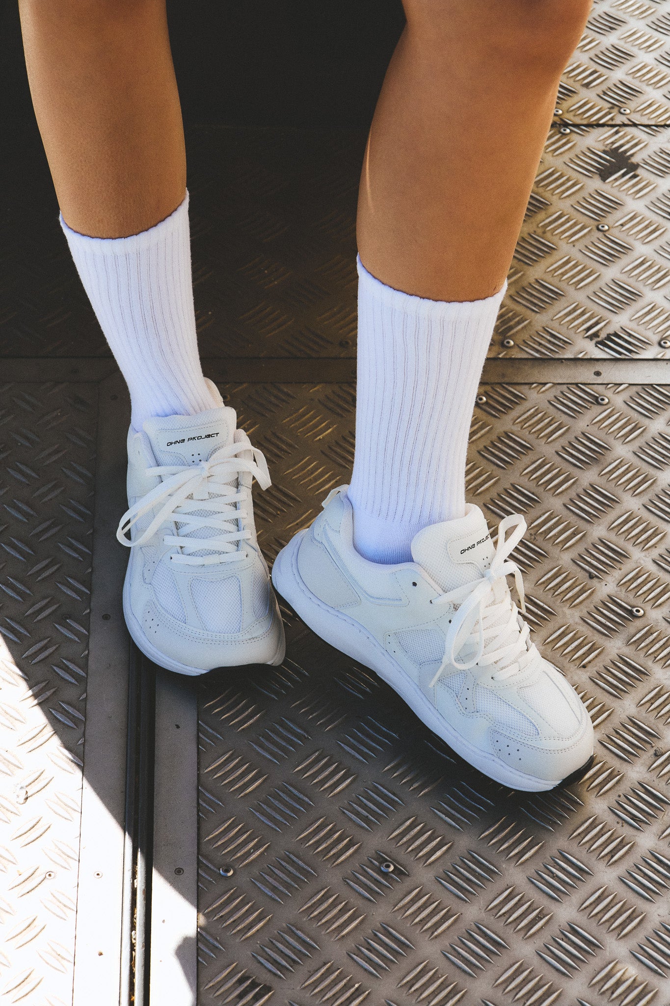 BAREFOOT SNEAKER RETRO RUN OFF WHITE