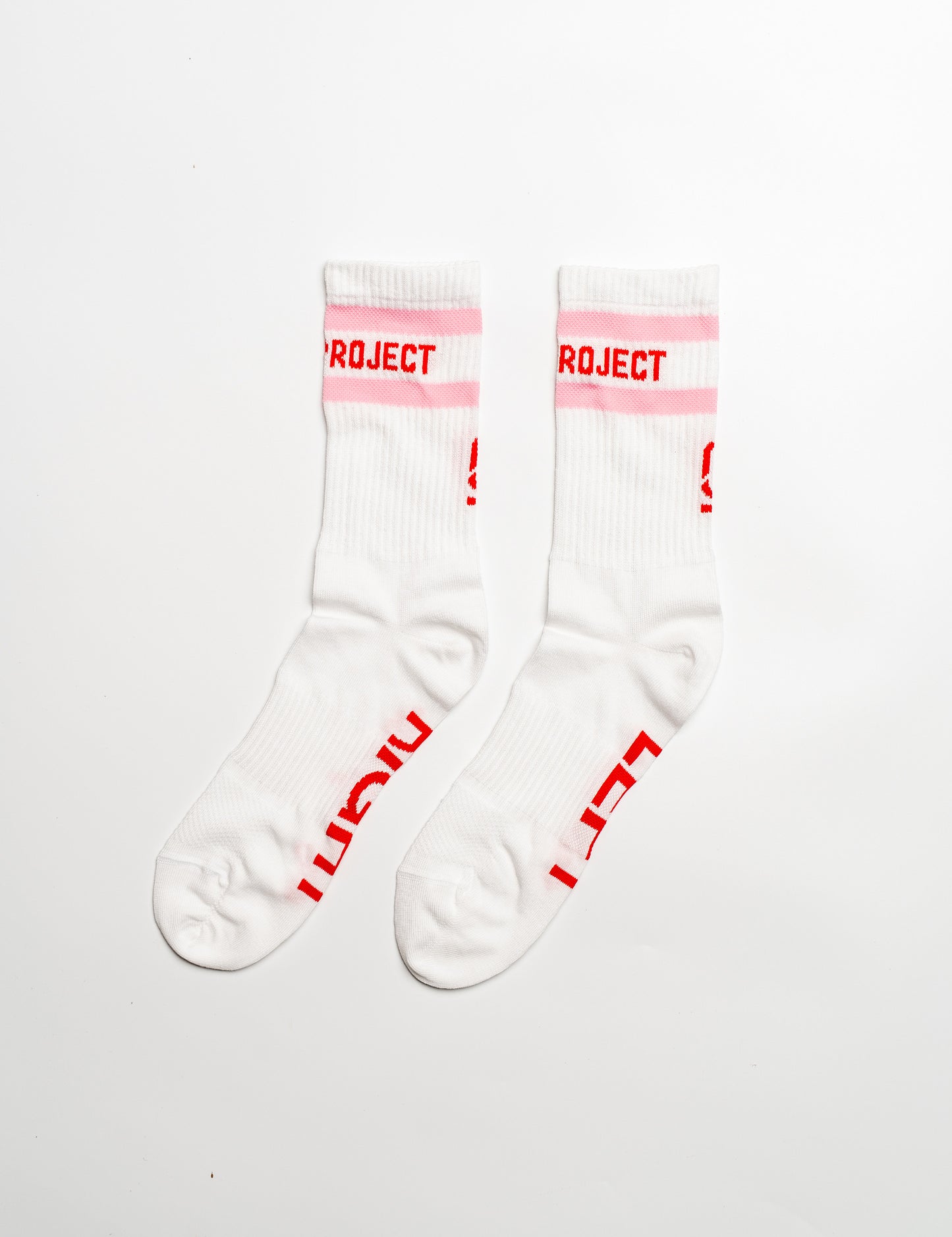 BAREFOOT RETRO SOCKS WHITE / PINK / RED