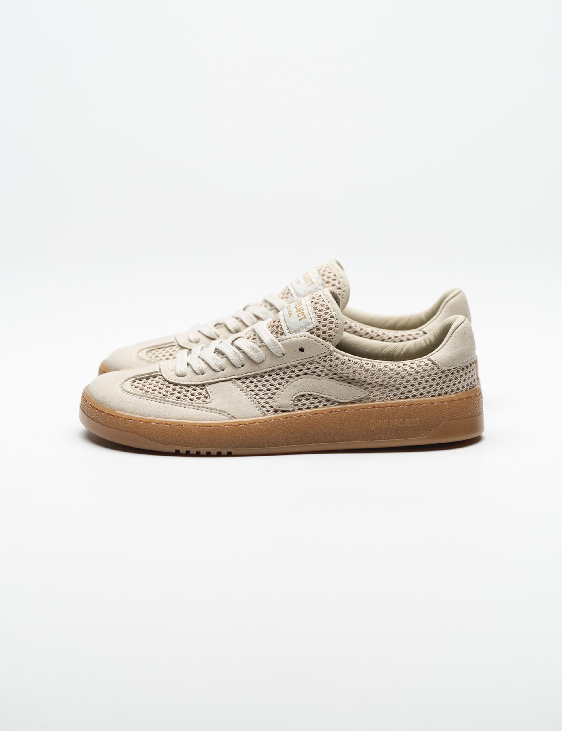 barefoot sneaker 070 beige mesh