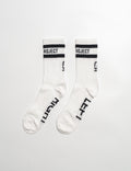 BAREFOOT RETRO SOCKS WHITE / BLACK