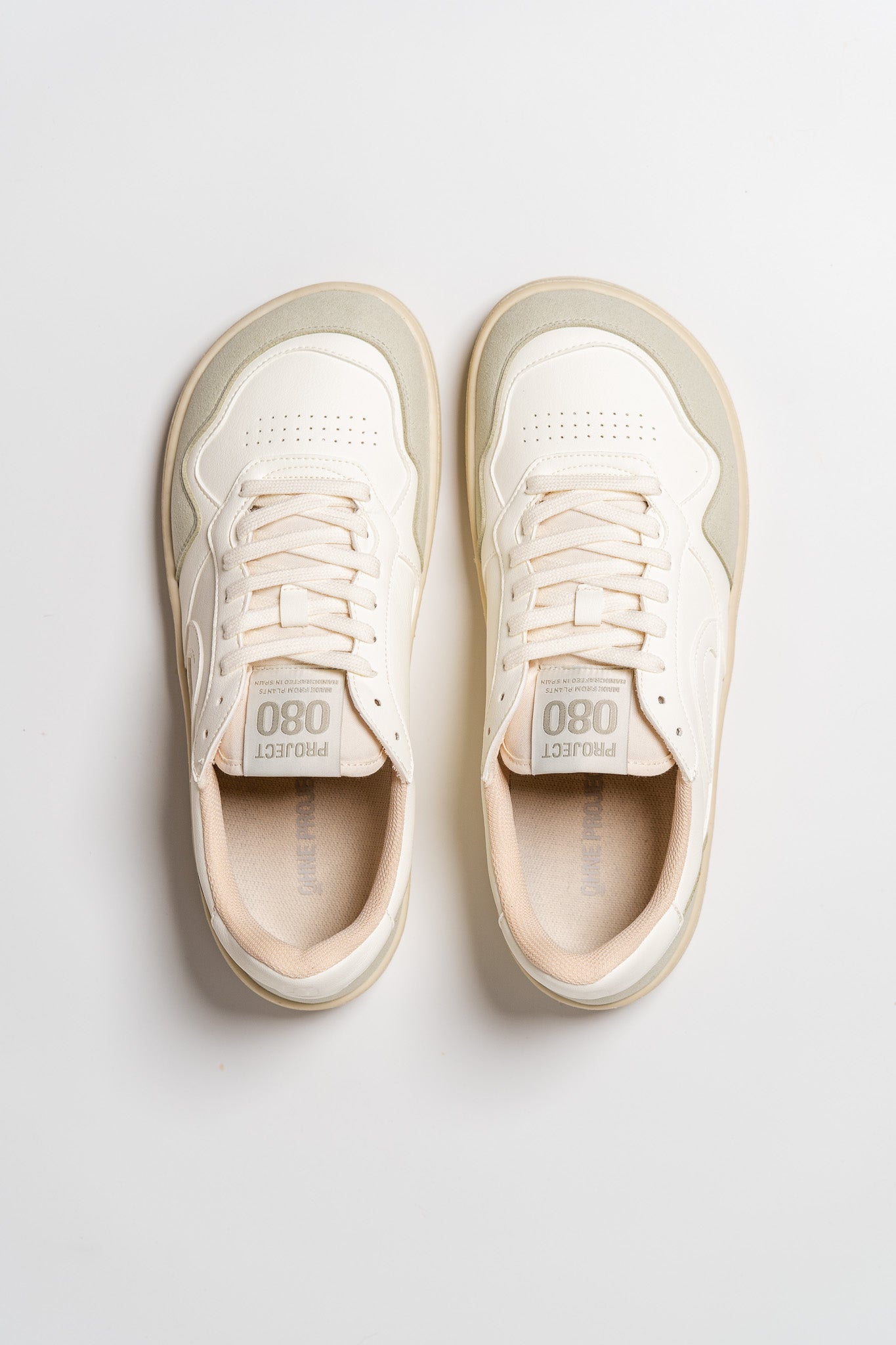 HERITAGE WHITE - PROJECT 080 BAREFOOT SNEAKER