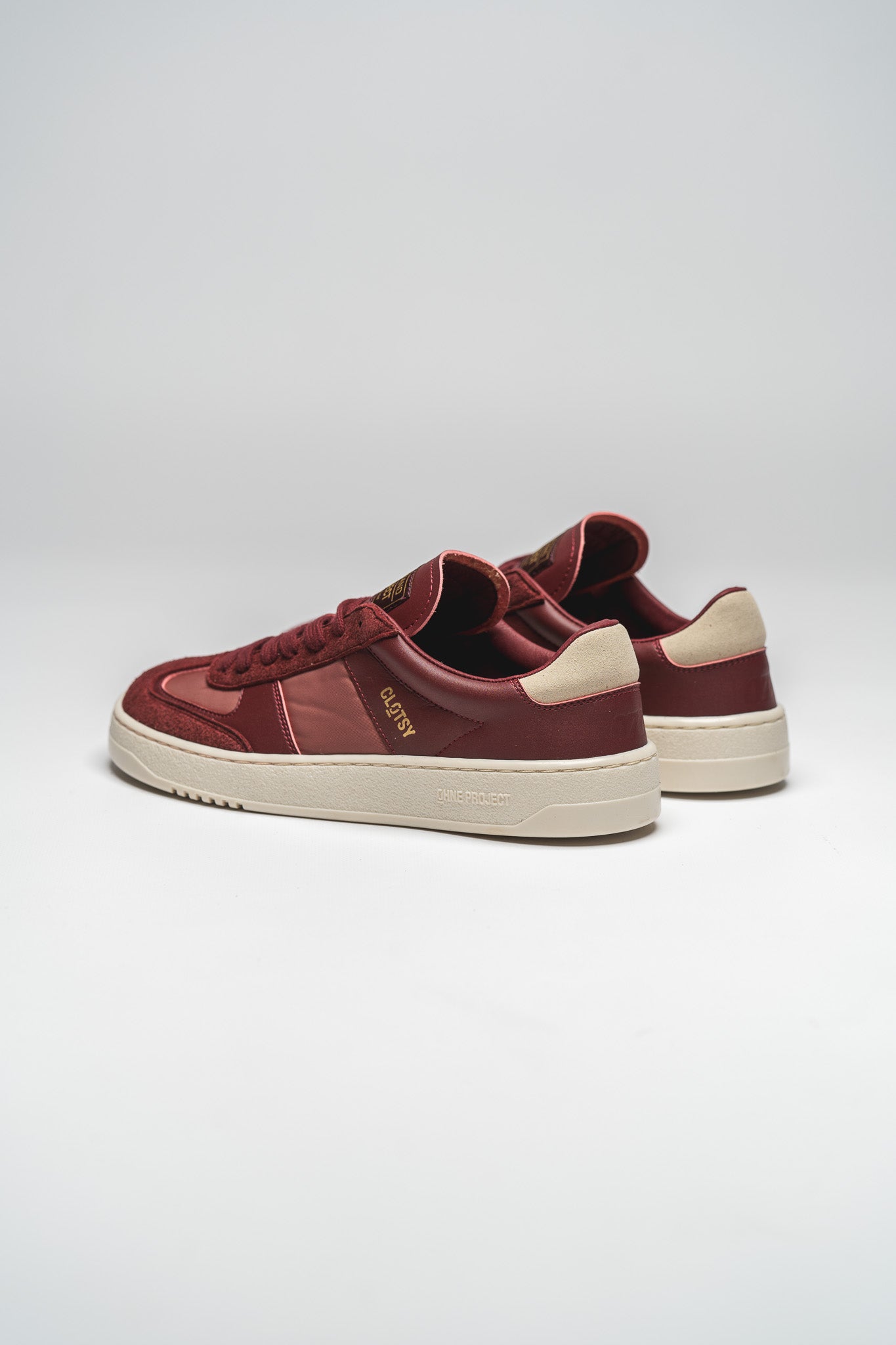 BAREFOOT SNEAKER 070 BURGUNDY OHNE PROJECT x CLOTSY BRAND