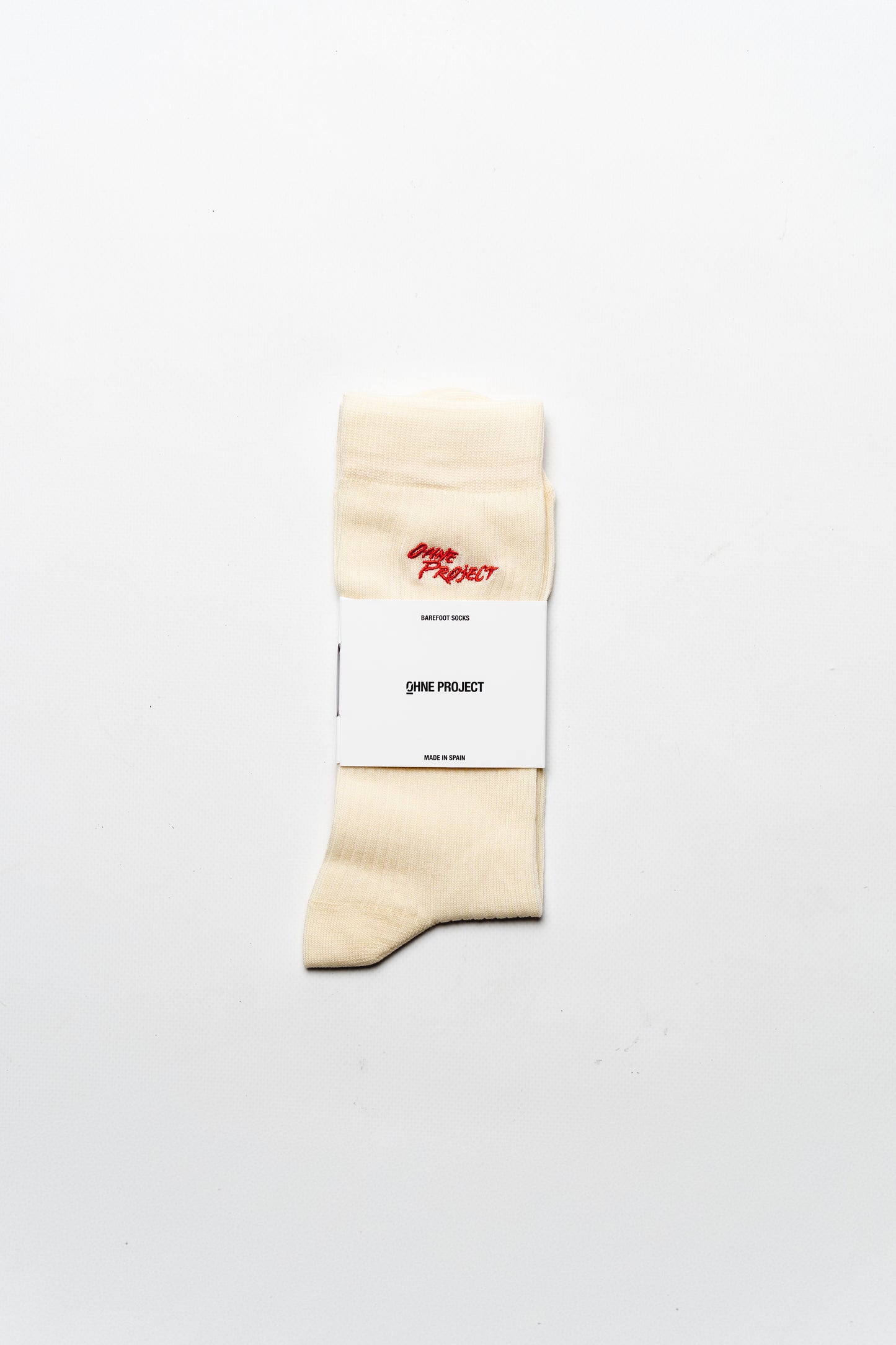 BAREFOOT CLASSIC CALCETINES CREAM / RED