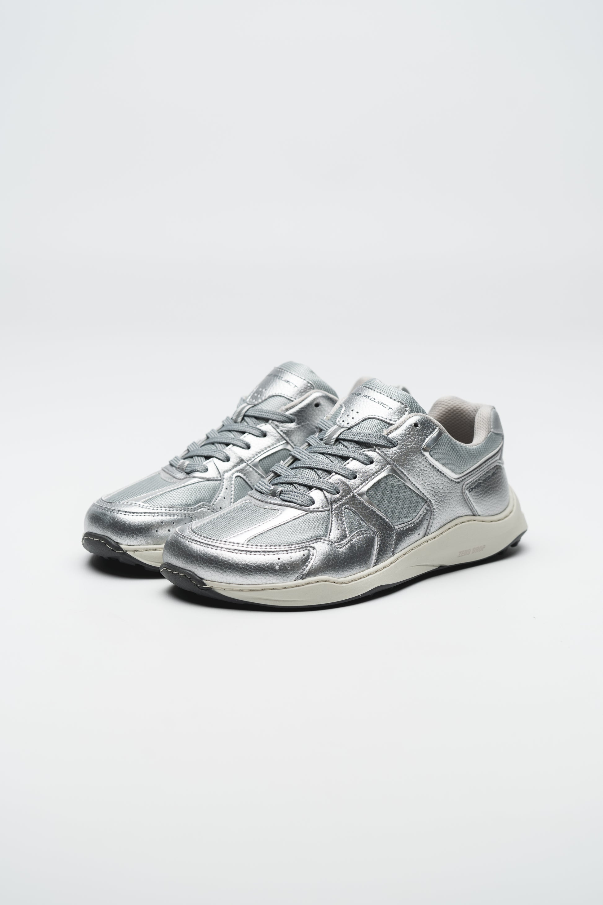Barefoot Sneaker Retro Run Full Silver 3