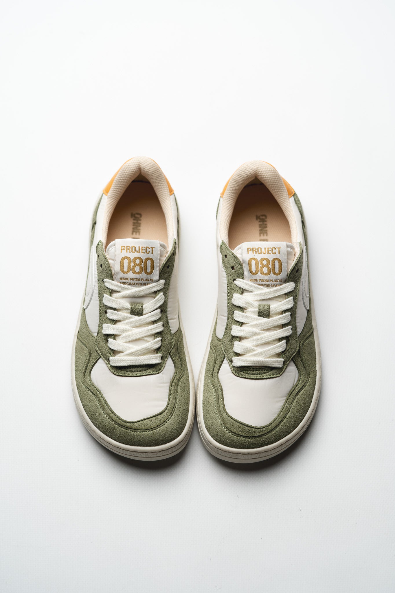 Barefoot Sneaker Project 080 Sulfur - Khaki & White - Ohne Project - 2