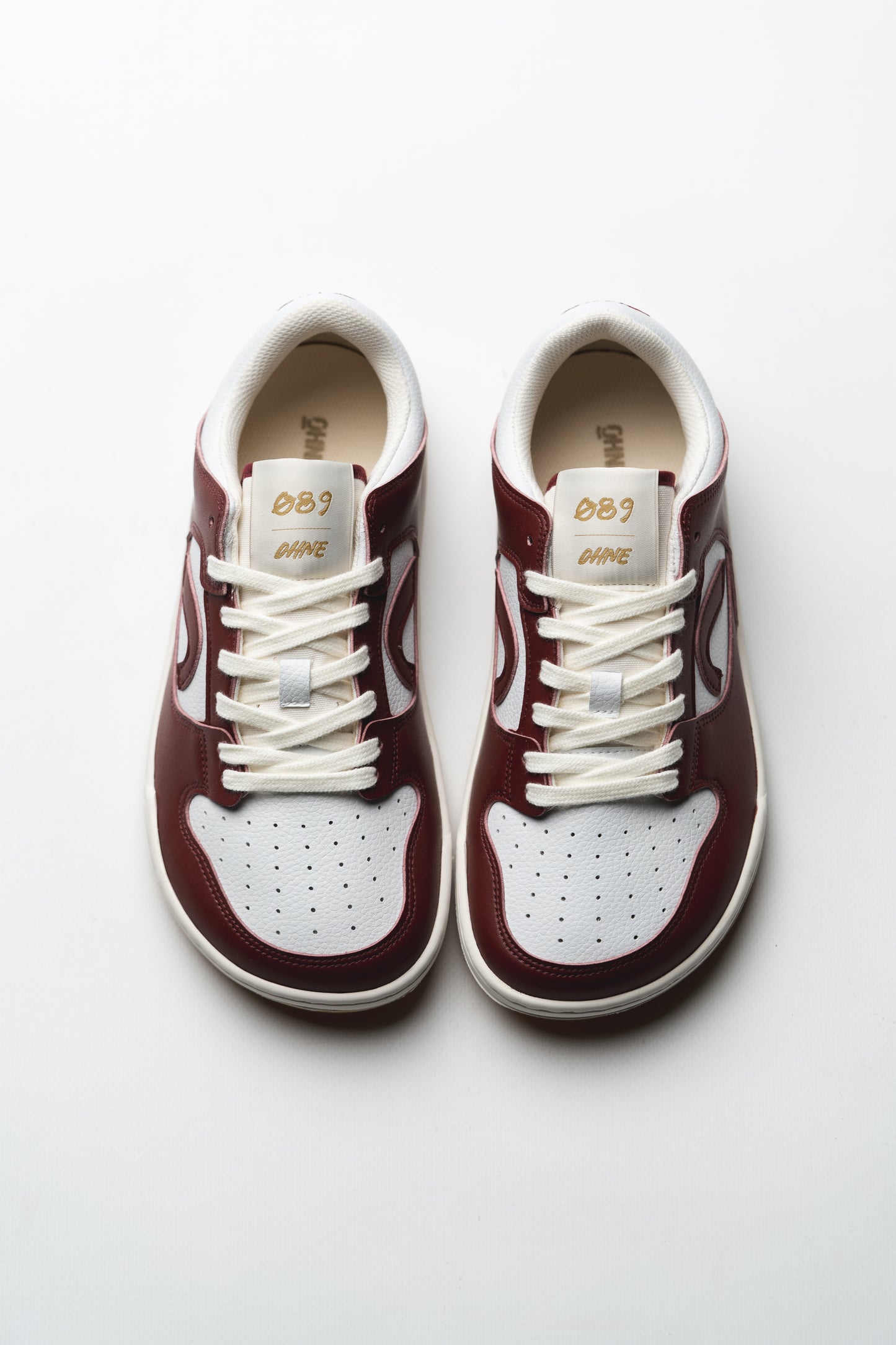 089 Wide Zapatillas Barefoot Merlot Ohne Project - vista superior