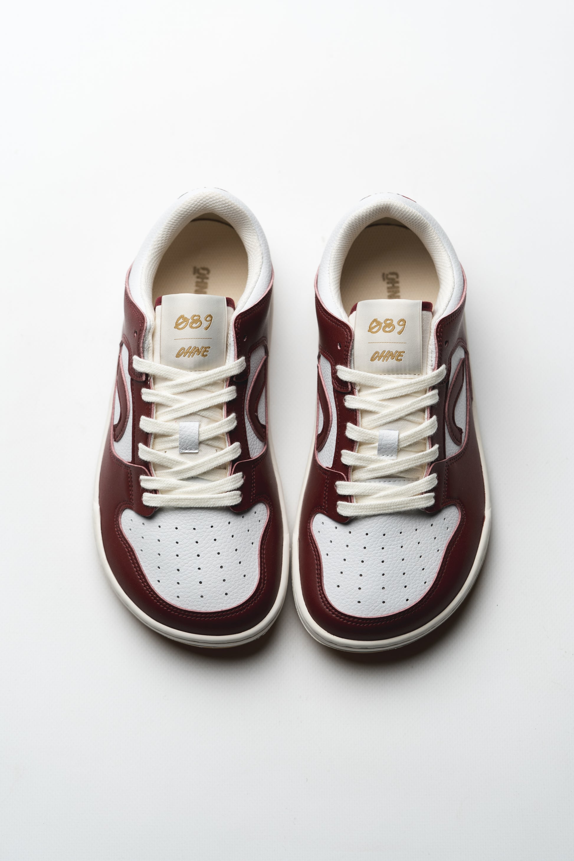 089 Wide Zapatillas Barefoot Merlot Ohne Project - vista superior