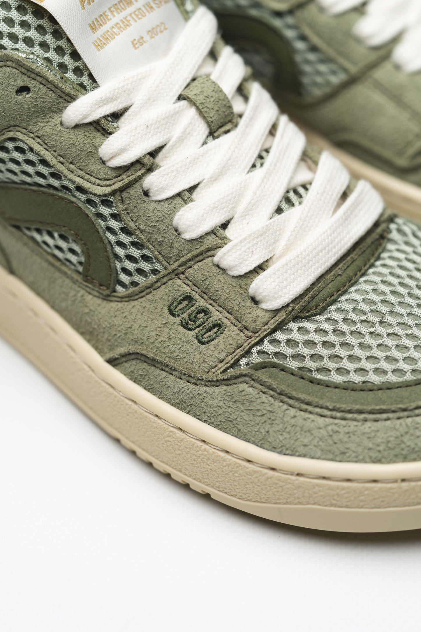 barefoot sneaker 090 sage Ohne Project 090 laces