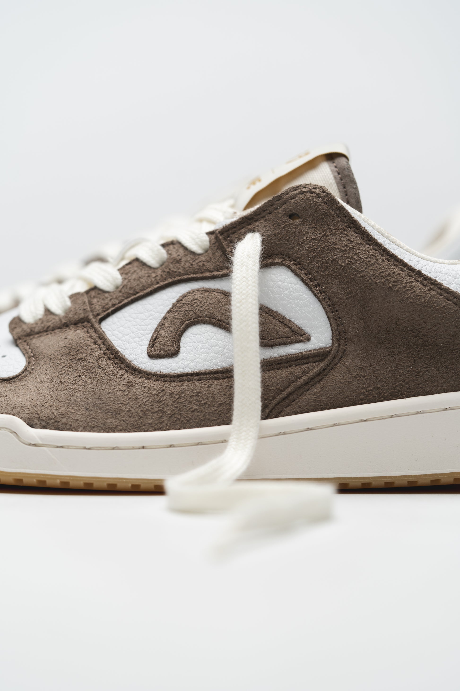 089 Wide Zapatillas Barefoot Smoky Taupe Ohne Project - detalle de cordones