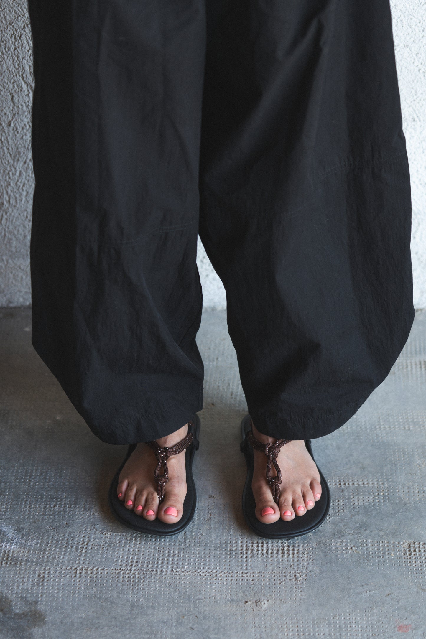 CORD BAREFOOT SANDAL TULUM BROWN