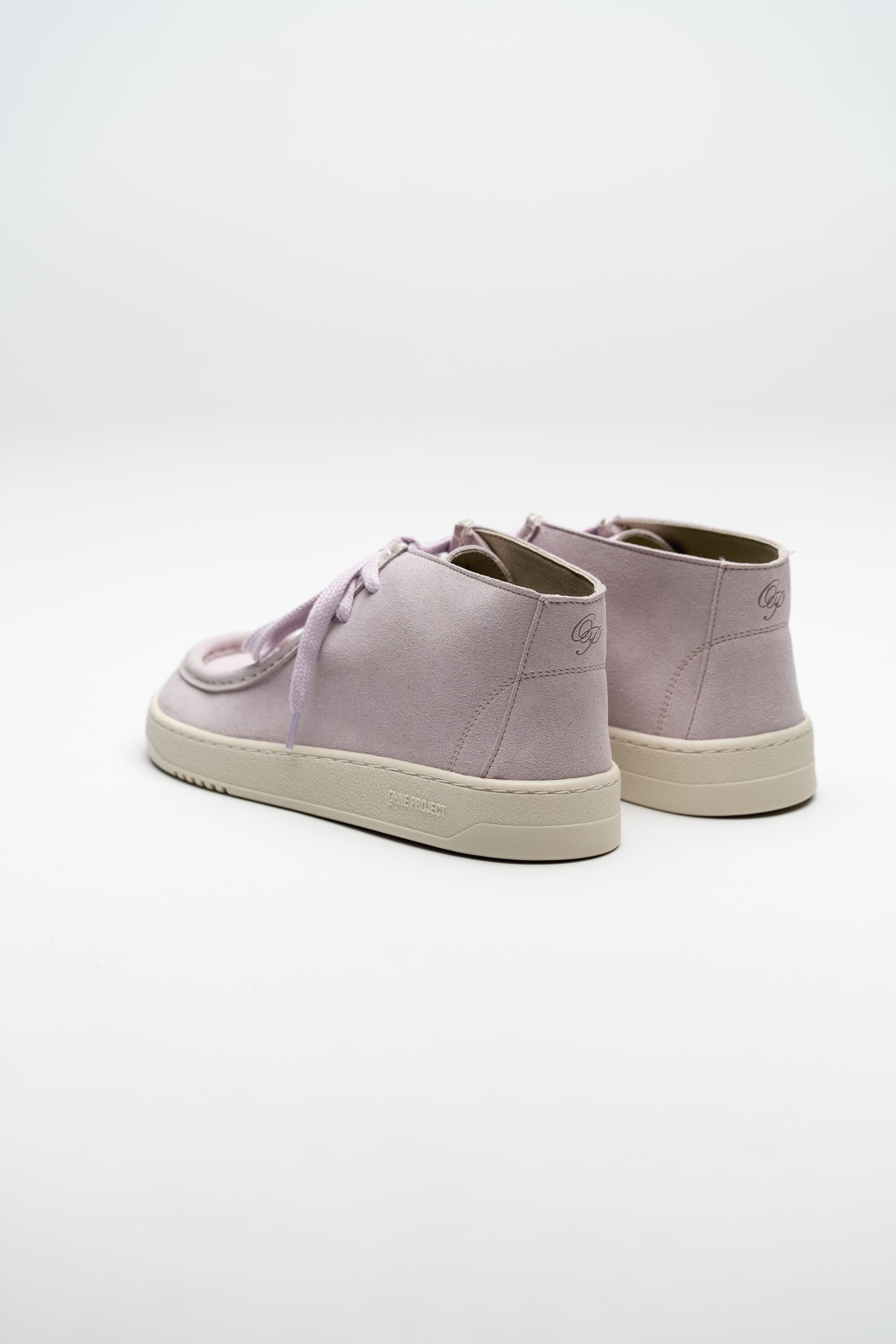 Barefoot Chukka Boot Ona Plum Ohne Project - rear view of the pair