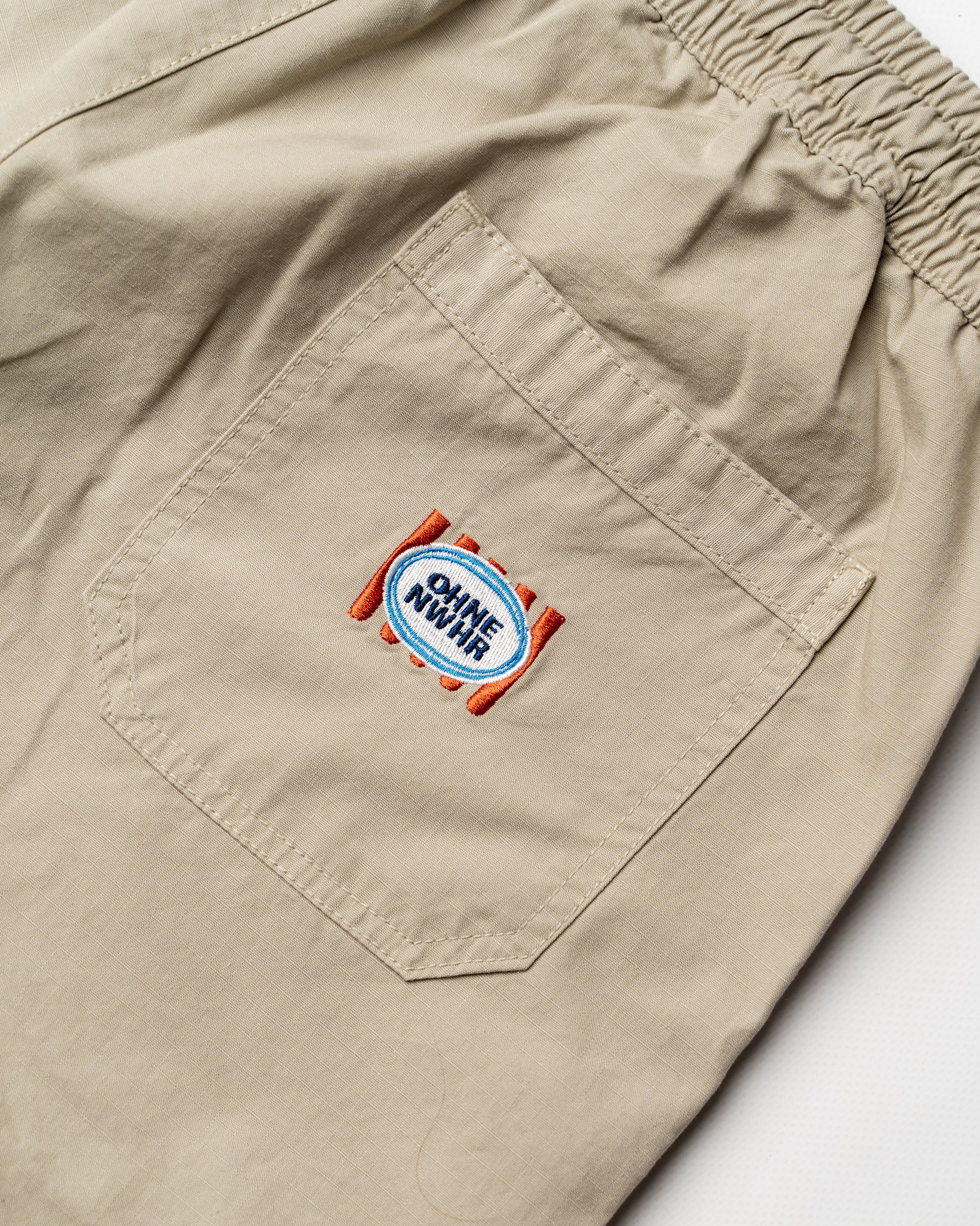 fatigue-style pant Ohne Project x Nowhere - logo view
