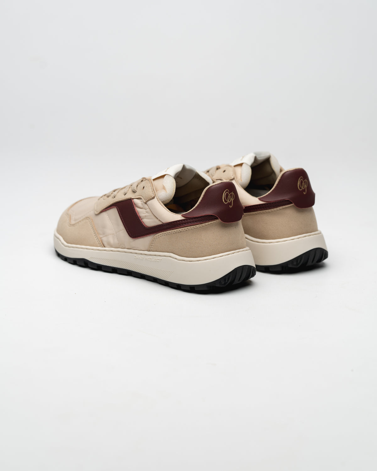 Barefoot Sneaker Retro Run Vintage Heritage Wine rear view