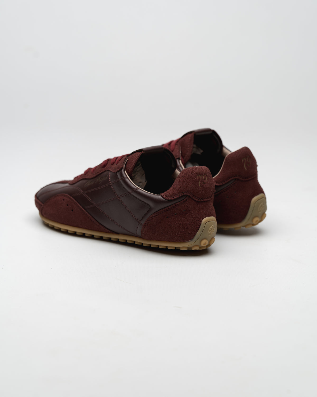 Sneakerina Barefoot Kima 79 Merlot Ohne Project vista trasera