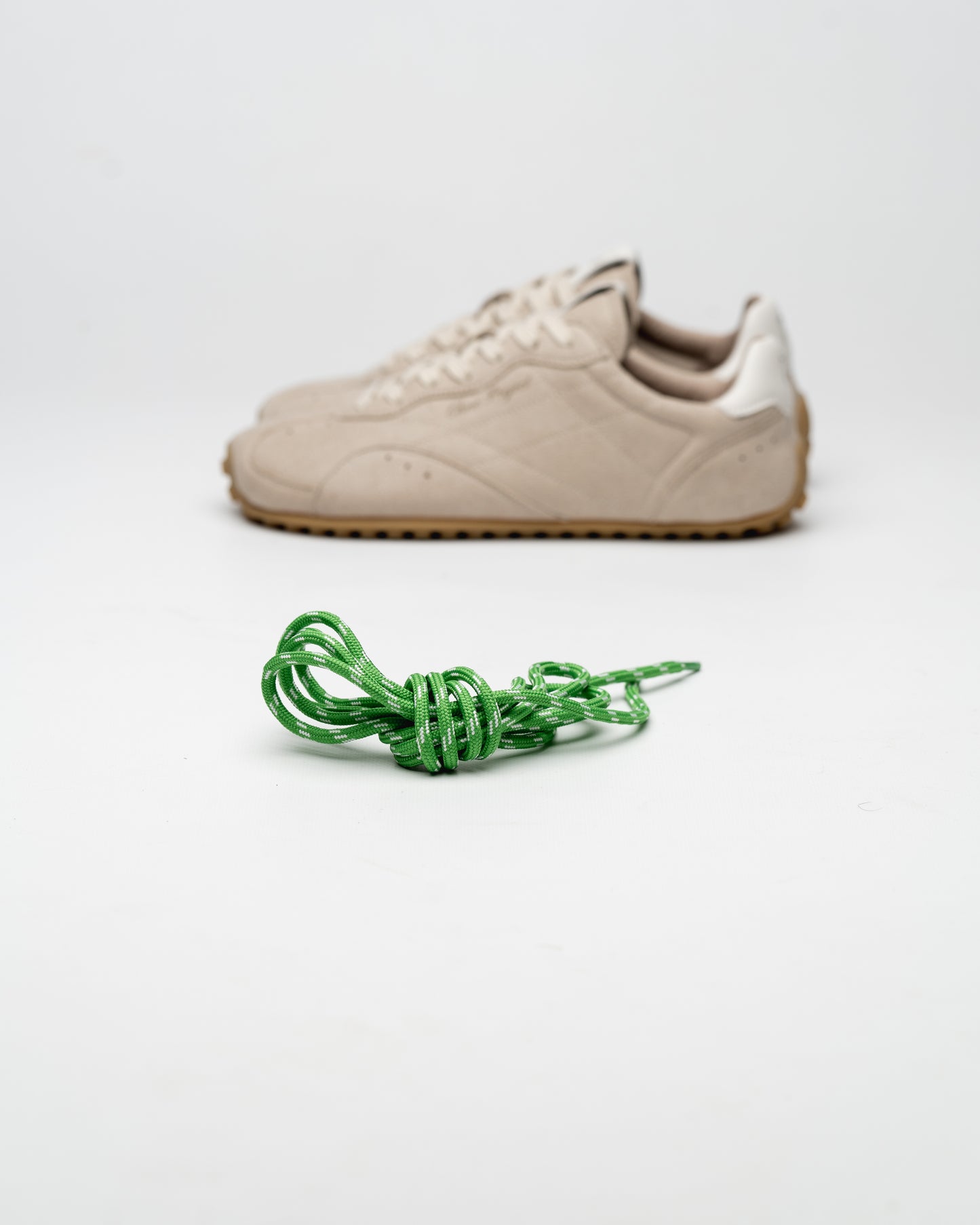 Barefoot Sneakerina Kima 79 Pietra Ohne Project green laces