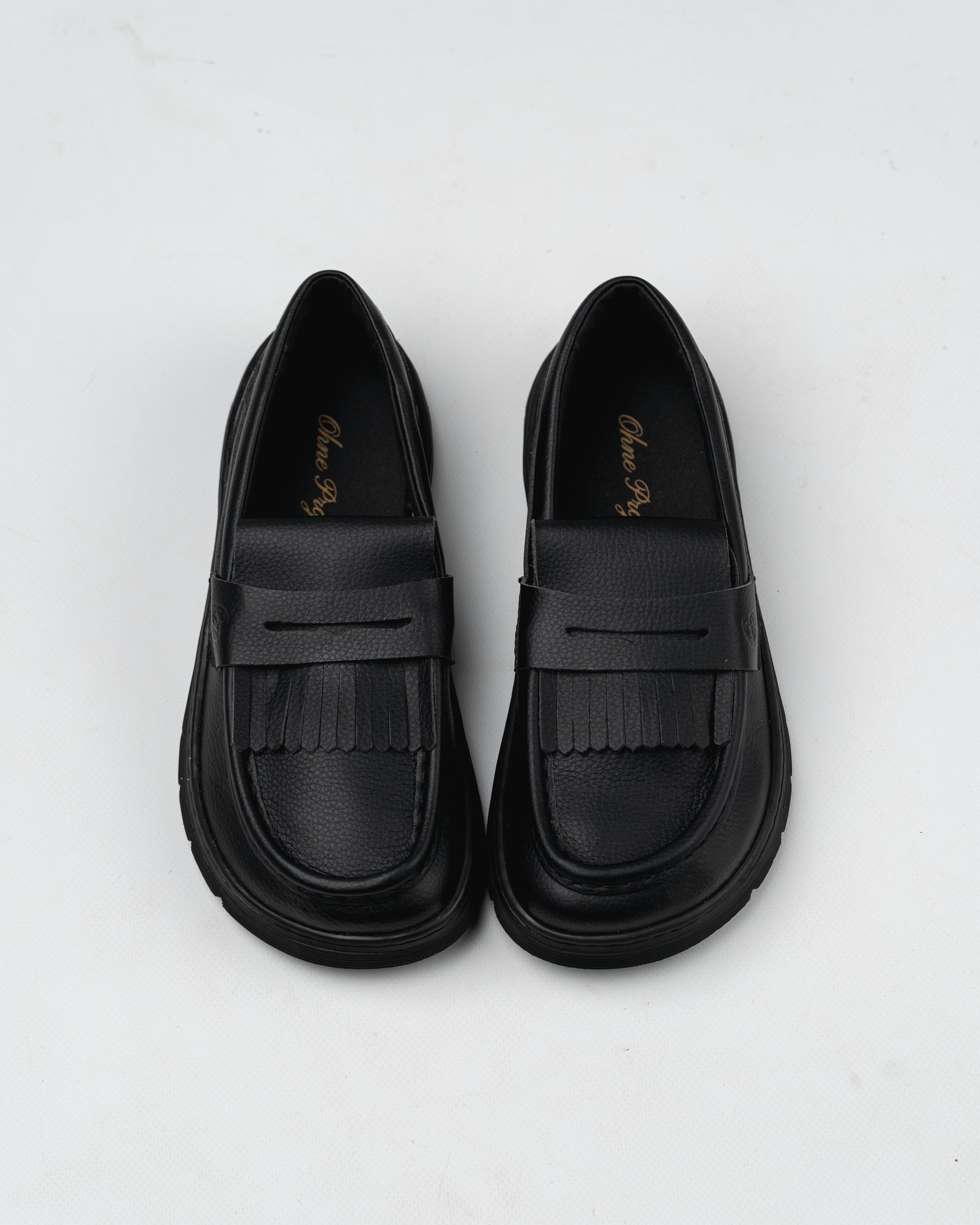 Barefoot Loafer Luma Black Ohne Project top view