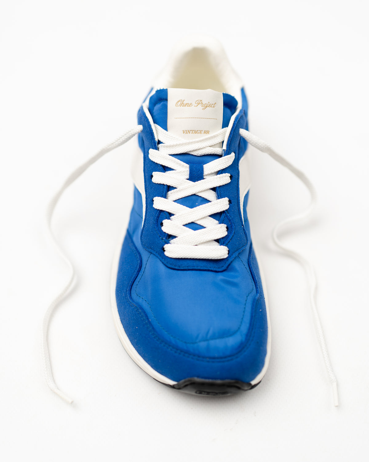 Barefoot Sneaker Retro Run Vintage Blue Sea top view