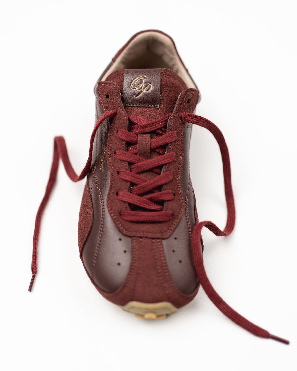 Sneakerina Barefoot Kima 79 Merlot Ohne Project vista cordones