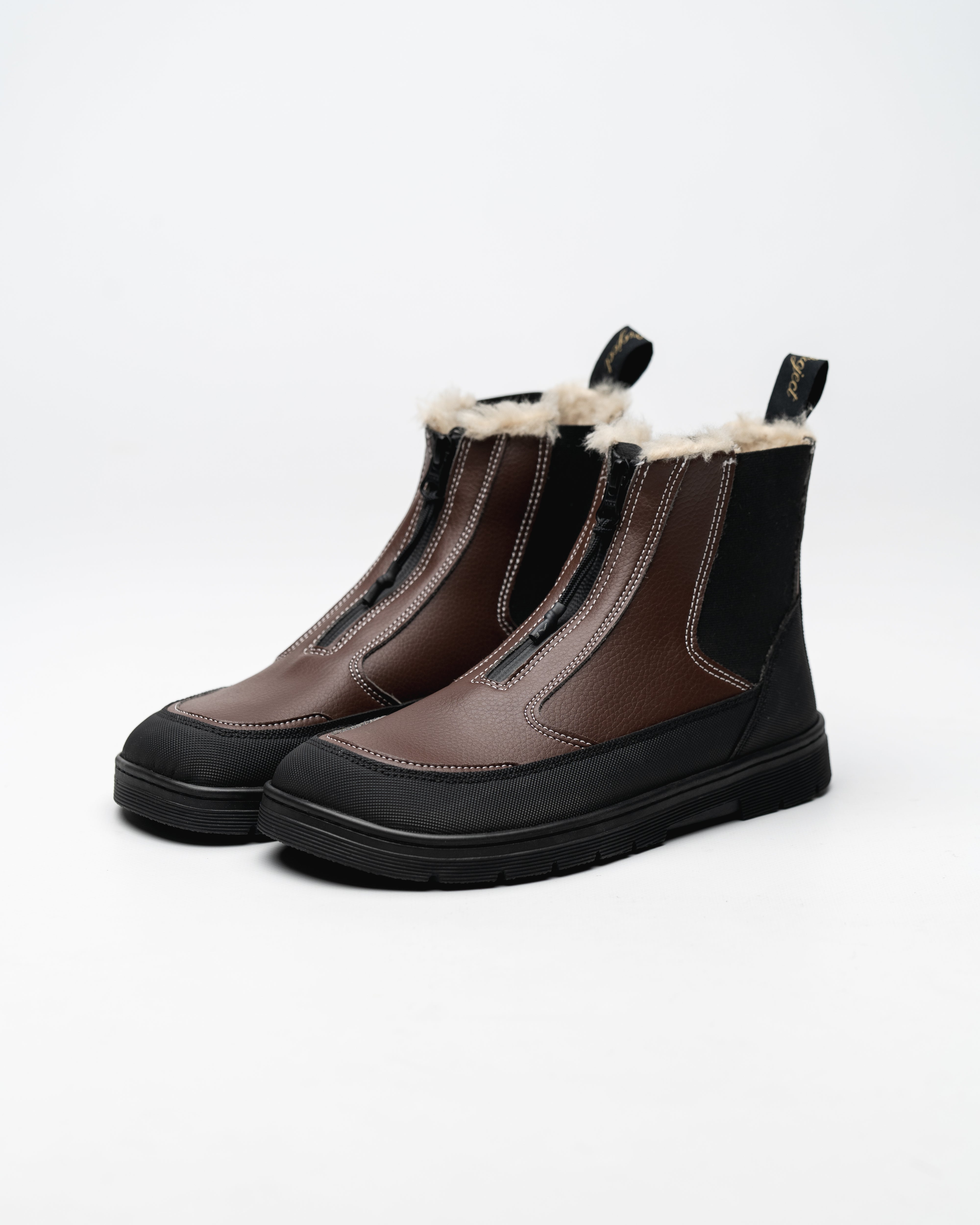 Barefoot Chelsea Boot Zuri Brown Sheep | Ohne Project