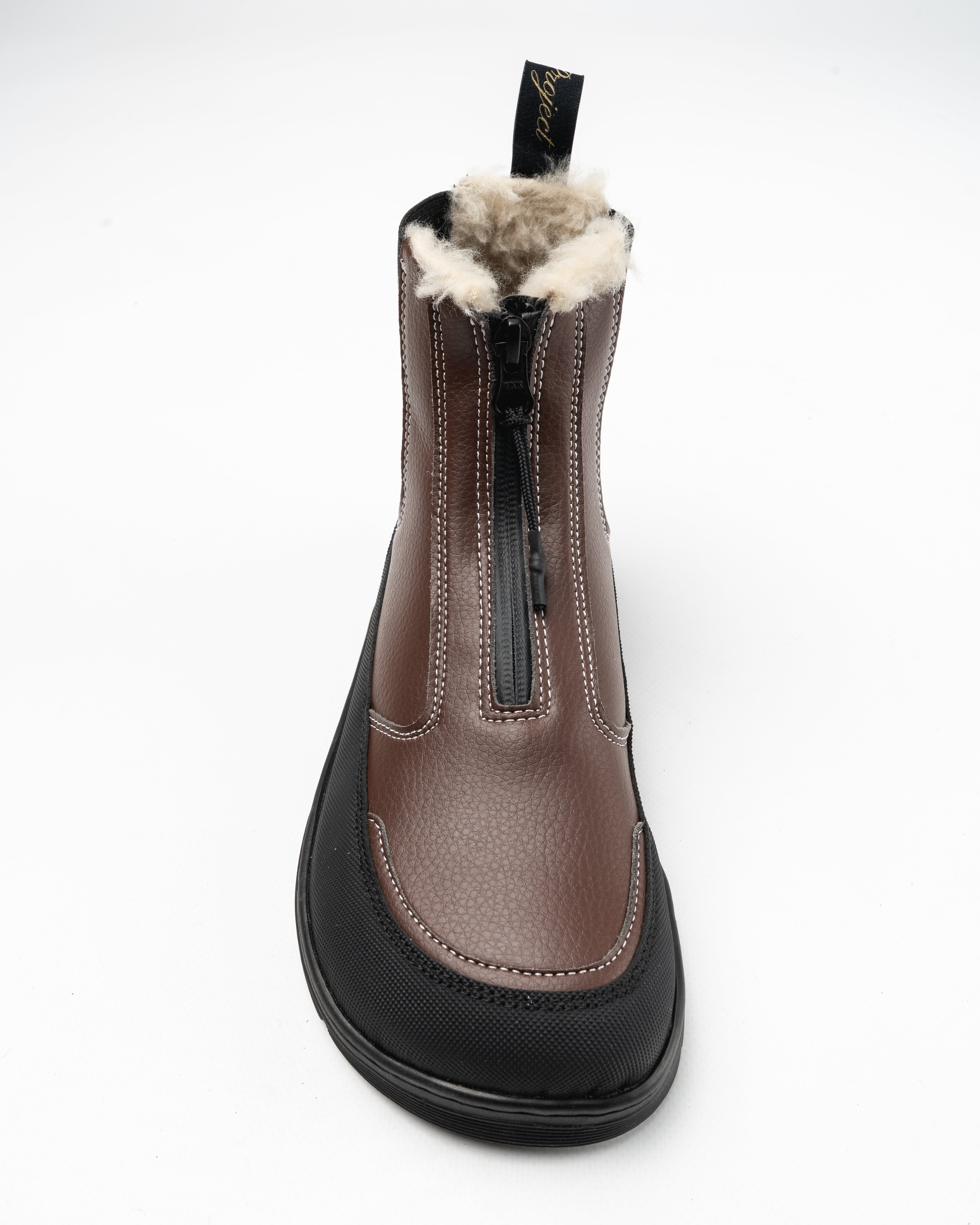 Barefoot Chelsea Boot Zuri Brown Sheep | Ohne Project