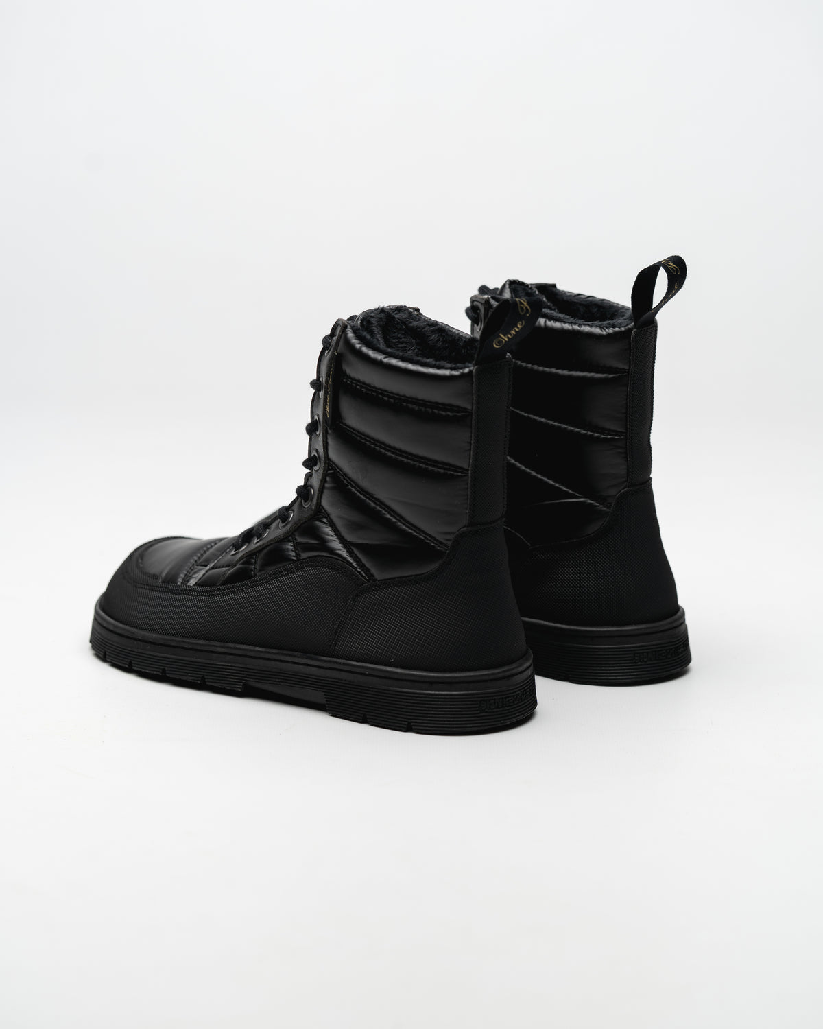Barefoot Lace-up Boot Axis Ice Black Cloud Ohne Project rear view