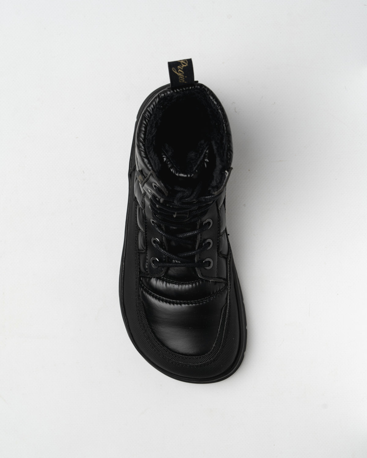 Barefoot Lace-up Boot Axis Ice Black Cloud Ohne Project top view