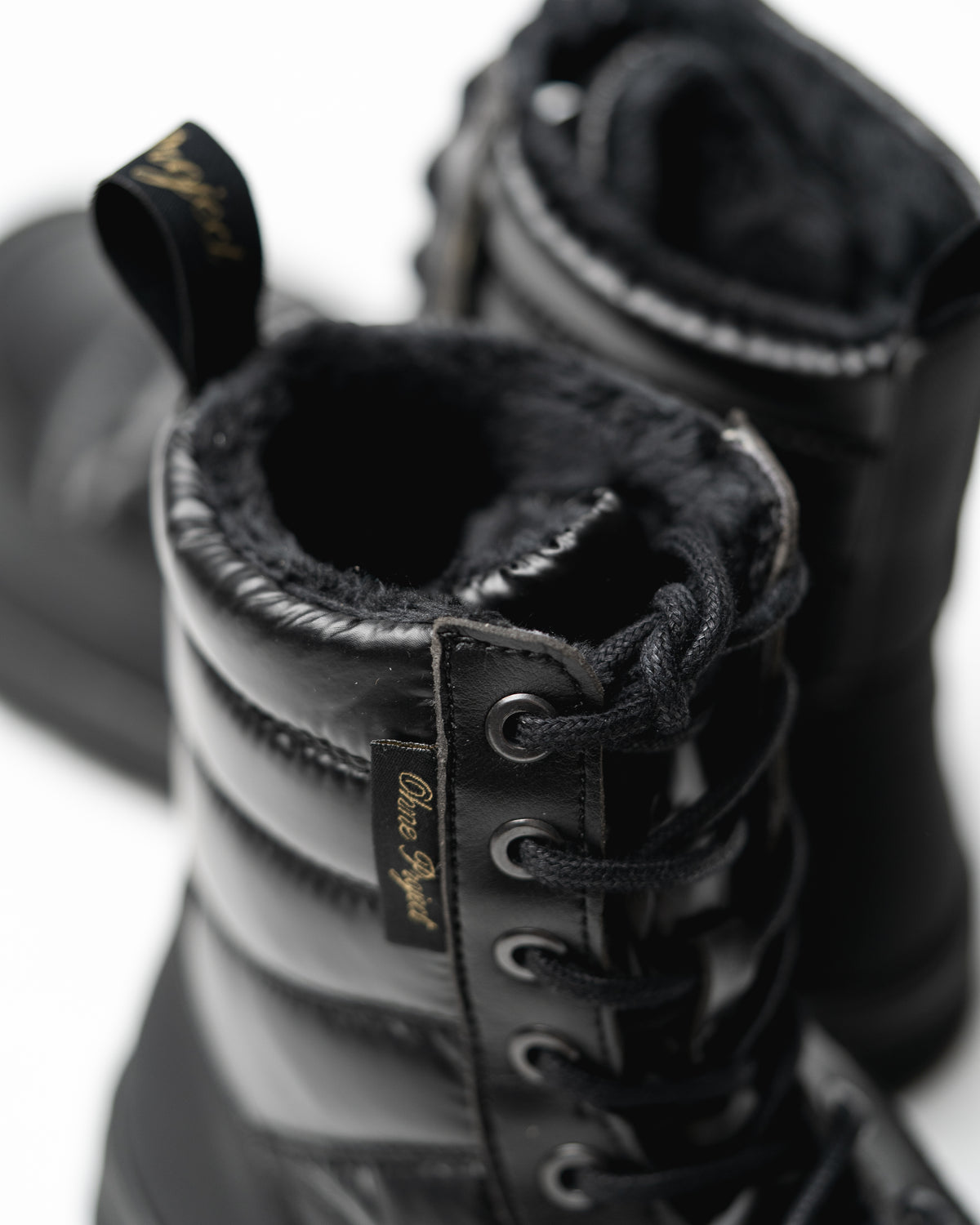 Barefoot Lace-up Boot Axis Ice Black Cloud Ohne Project interior view