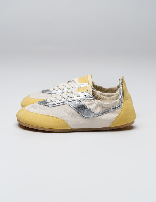 BAREFOOT SNEAKERINA KIMA LIBERTAS SILVER YELLOW