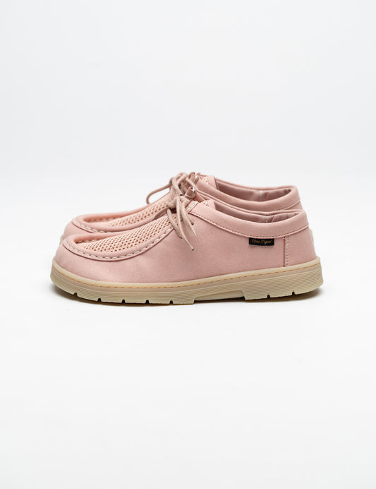 ZAPATO BAREFOOT CON CORDONES MILOS ROSADO