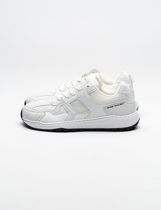 Zapatillas Barefoot Retro Run V2 Off white - Ohne Project - vista lateral del par