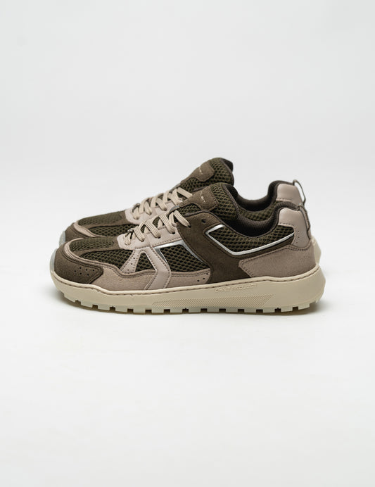 Barfuß Sneaker Retro Run v2 Sahara Taupe
