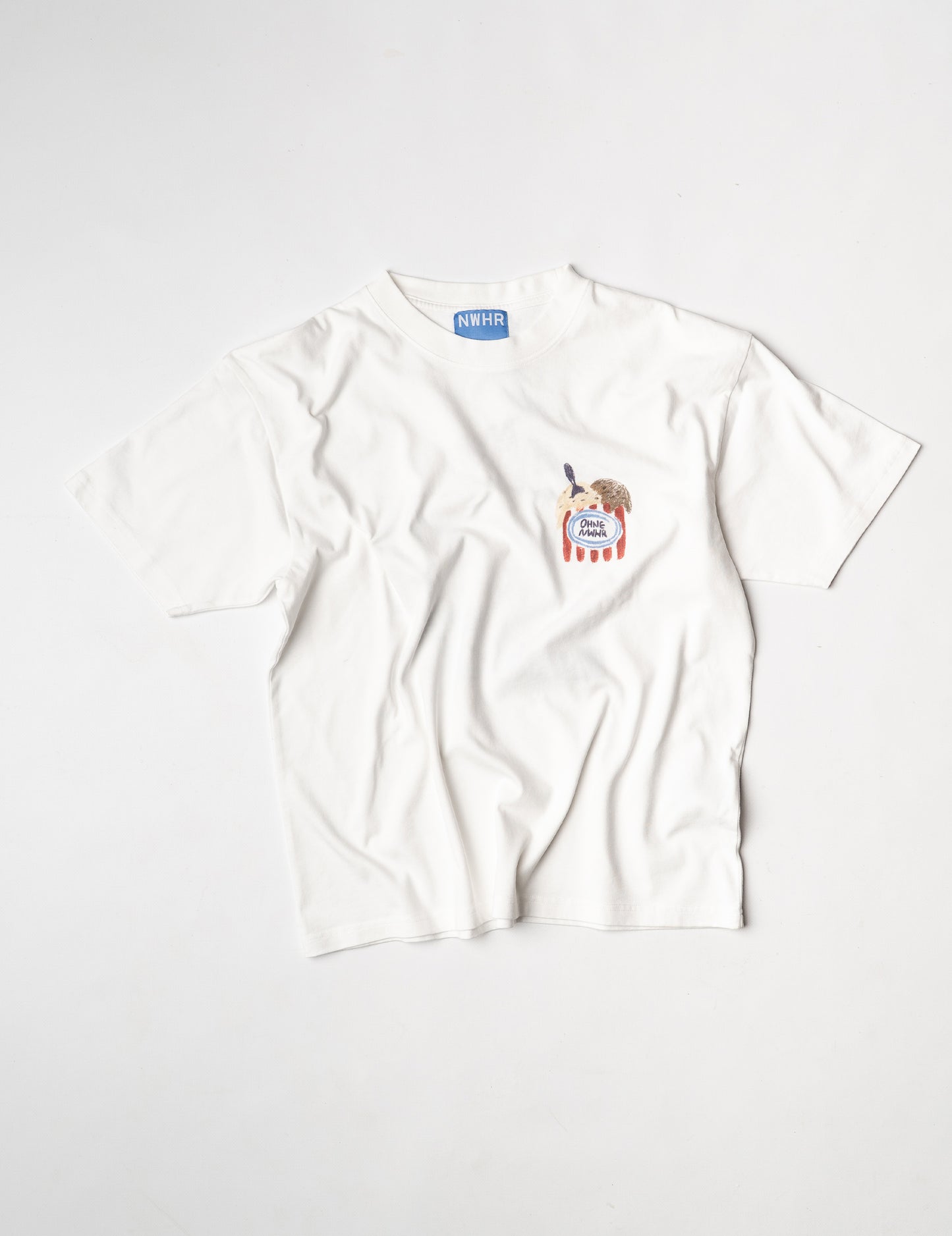 white t-shirt Ohne Project x Nowhere
