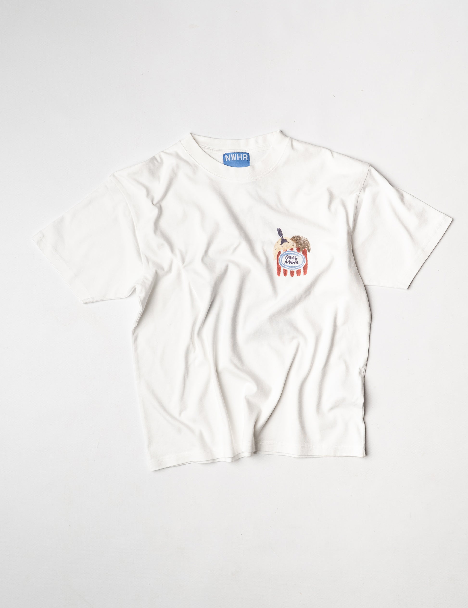 white t-shirt Ohne Project x Nowhere