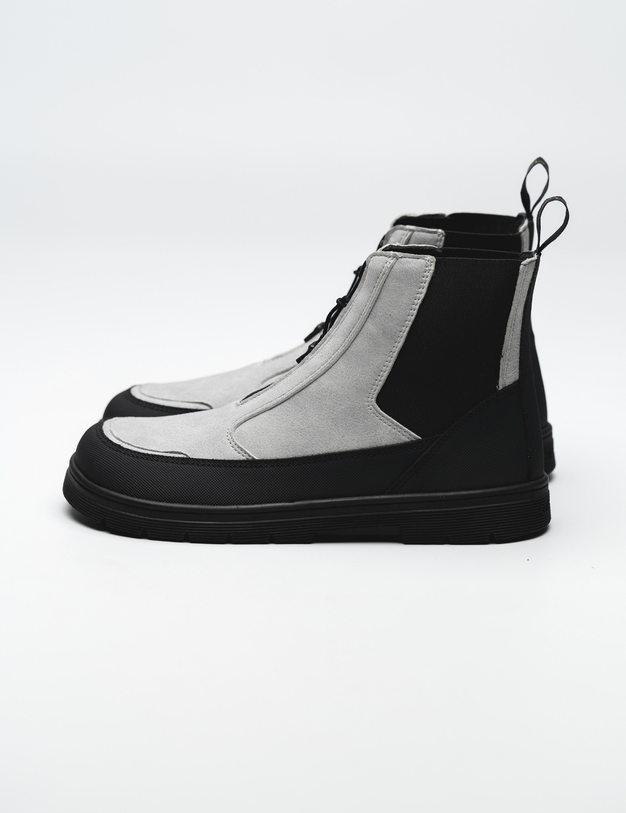 靴 himeFRAY I.D TAW&TOEZerovity Plumpy Barefoot Chelsea Boot Zuri Ice Suede | Ohne Project