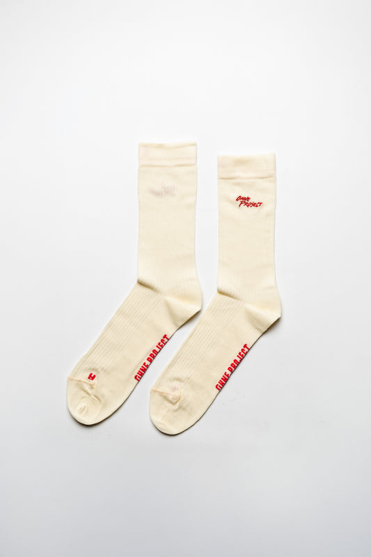 BAREFOOT CLASSIC CALCETINES CREAM / RED
