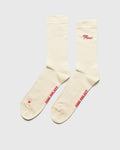 BAREFOOT CLASSIC SOCKS crème / rouge