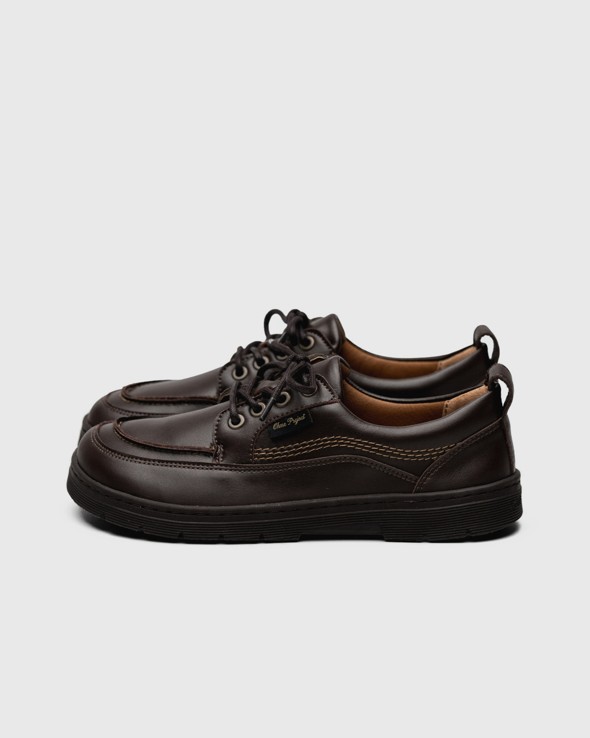 ZAPATOS BAREFOOT CON CORDONES AXIS LOW BROWN CRUST