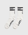 BAREFOOT RETRO SOCKS WHITE / BLACK
